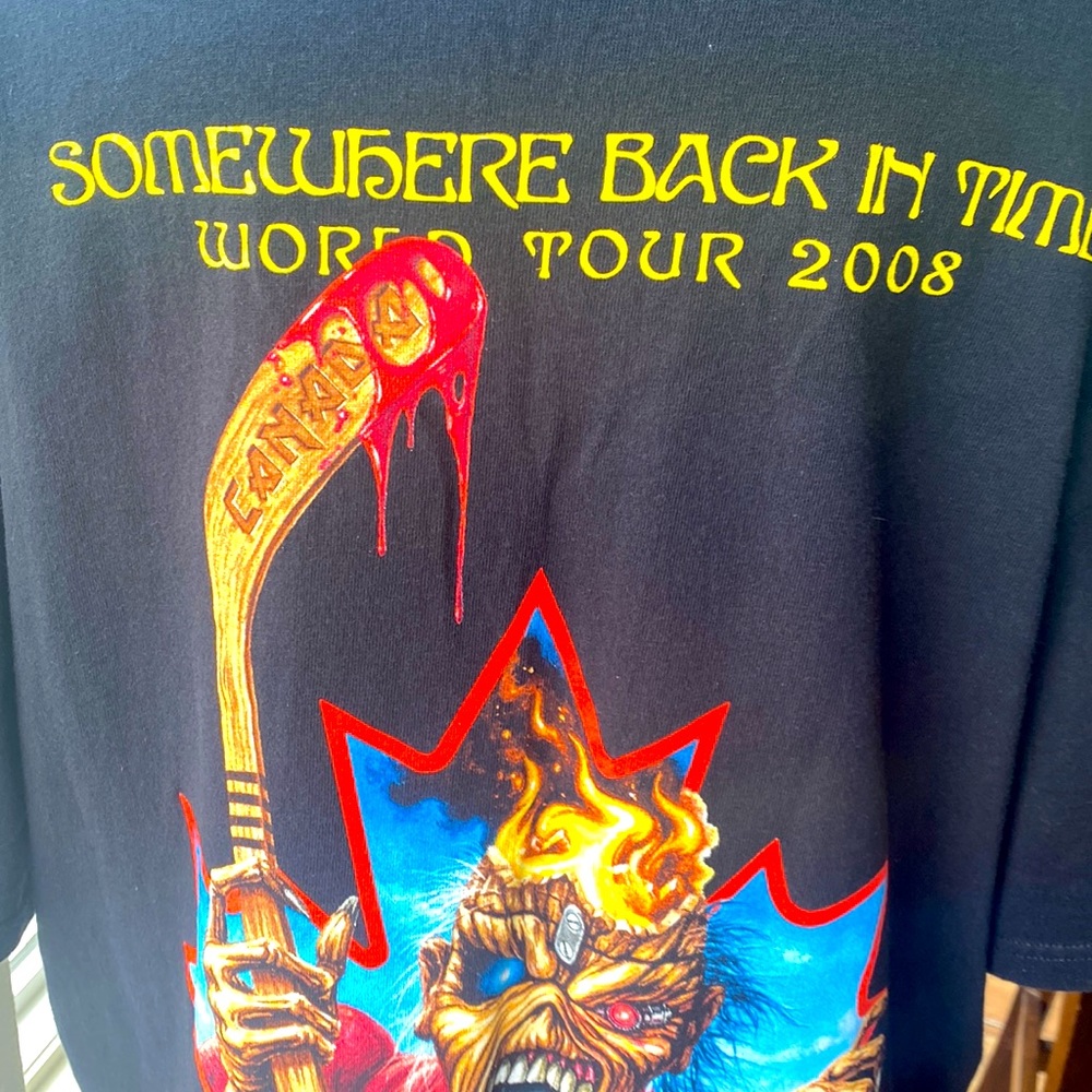🤘2008 IRON MAIDEN Rare Canadian Tour shirt - Picture 7 of 9